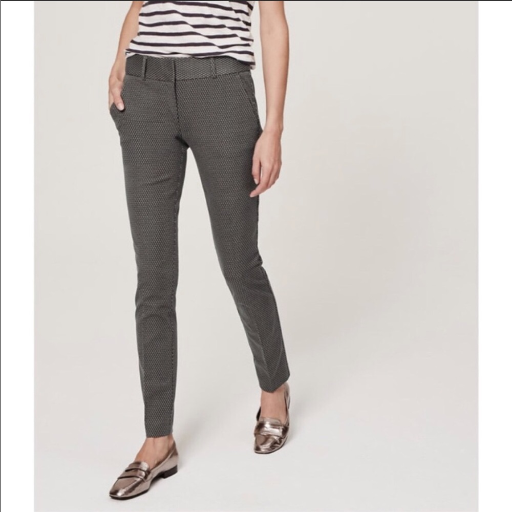NWT- loft grey ankle pants